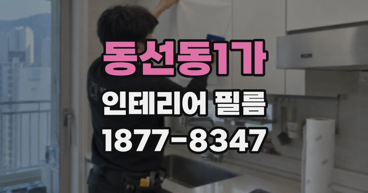 동선동1가 인테리어 필름