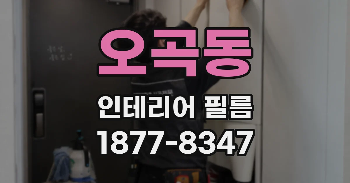 오곡동 인테리어 필름