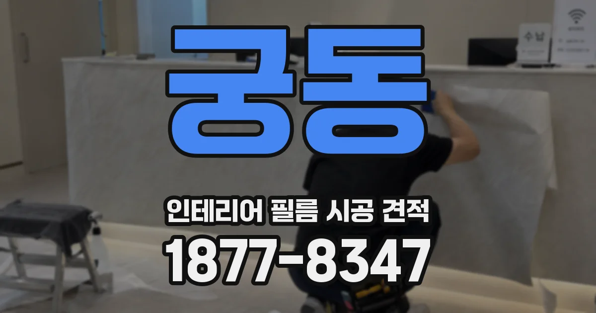 궁동 인테리어 필름 시공 견적