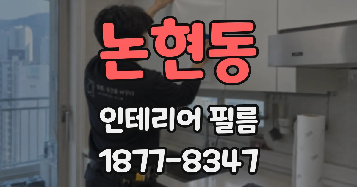 논현동 인테리어 필름