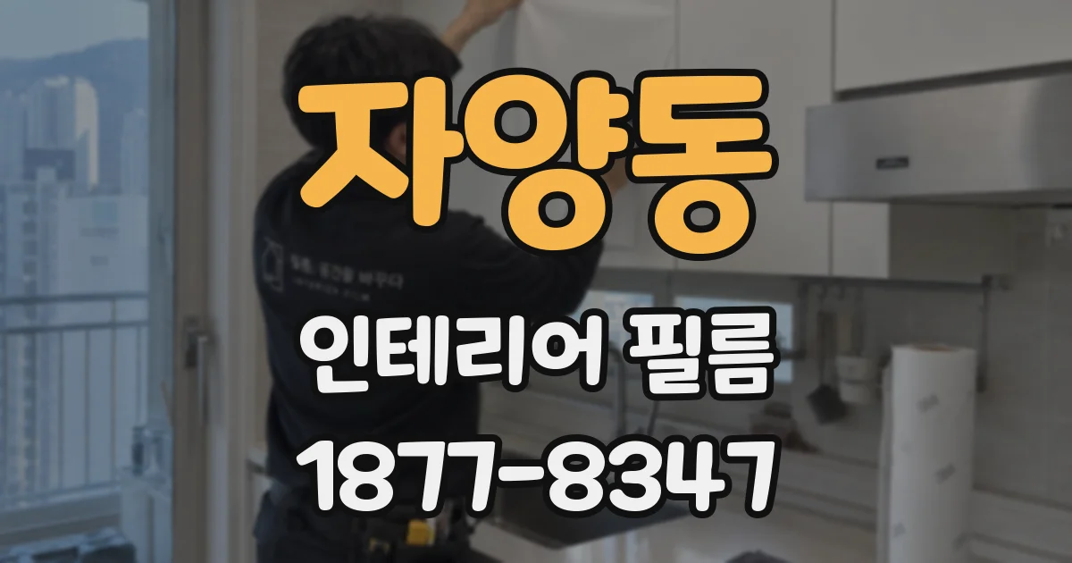 자양동 인테리어 필름