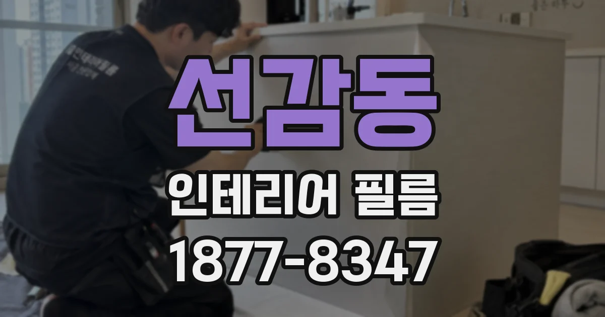 선감동 인테리어 필름