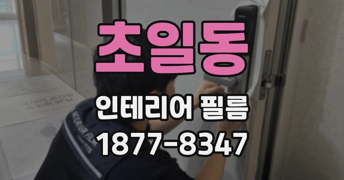 초일동 인테리어 필름