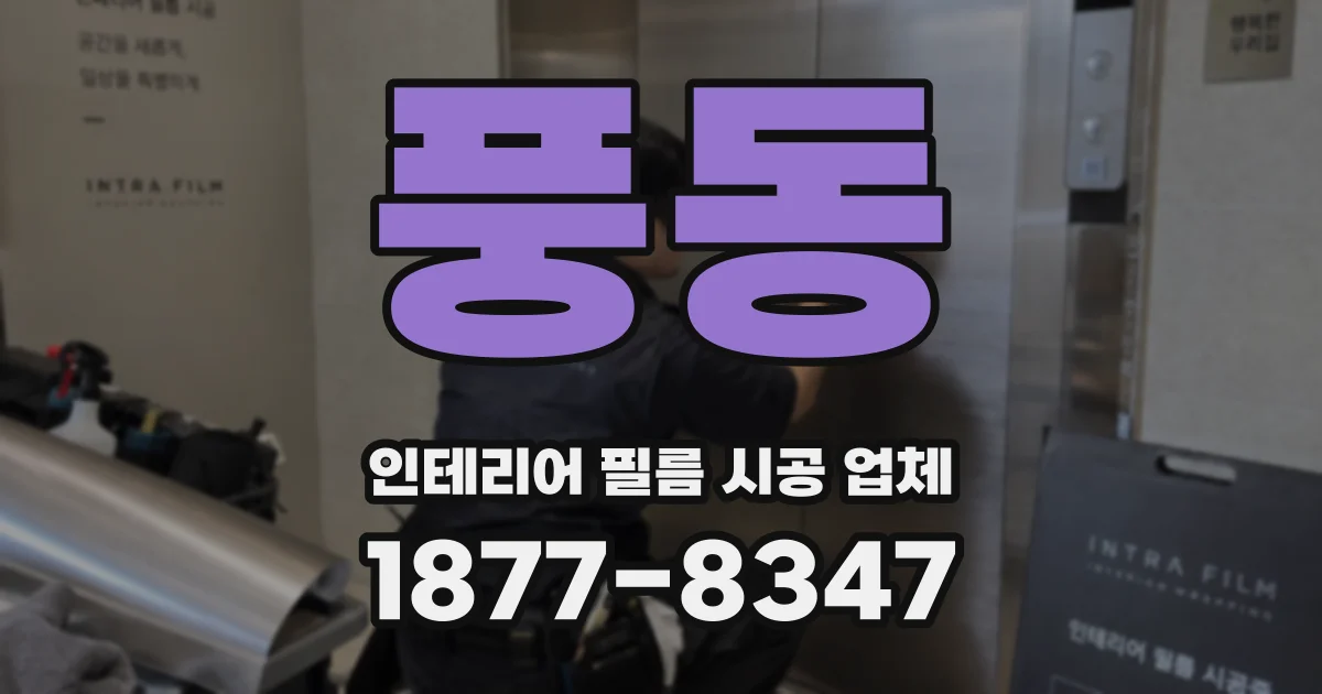 풍동 인테리어 필름 시공 업체