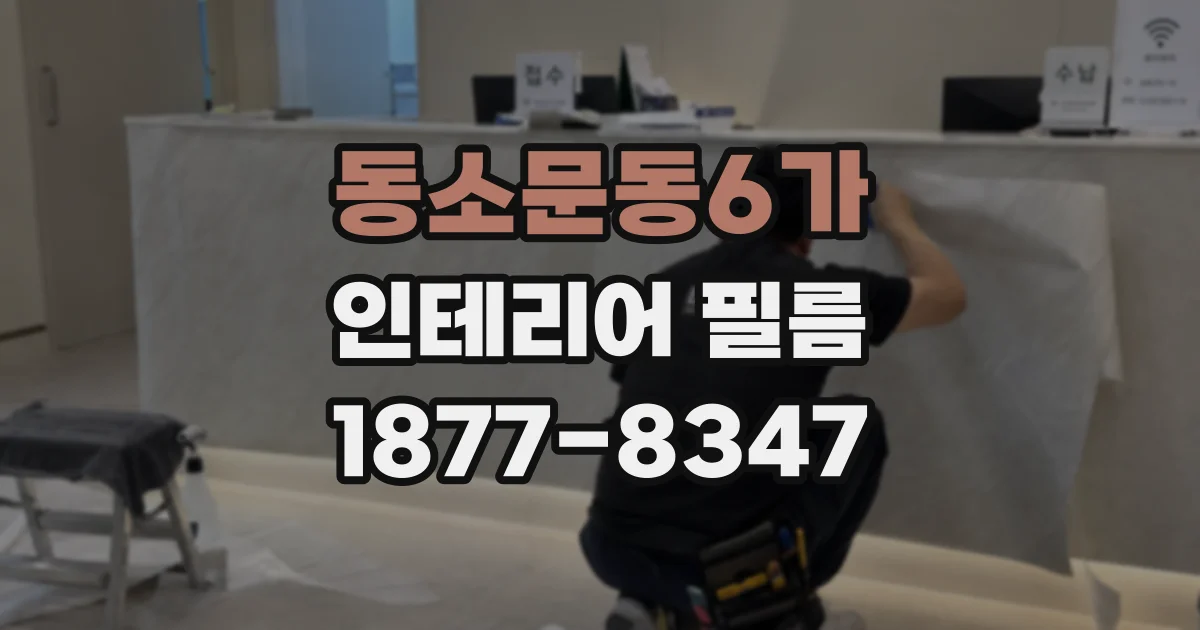 동소문동6가 인테리어 필름