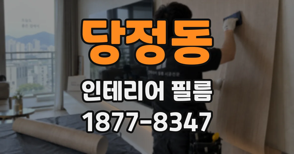 당정동 인테리어 필름