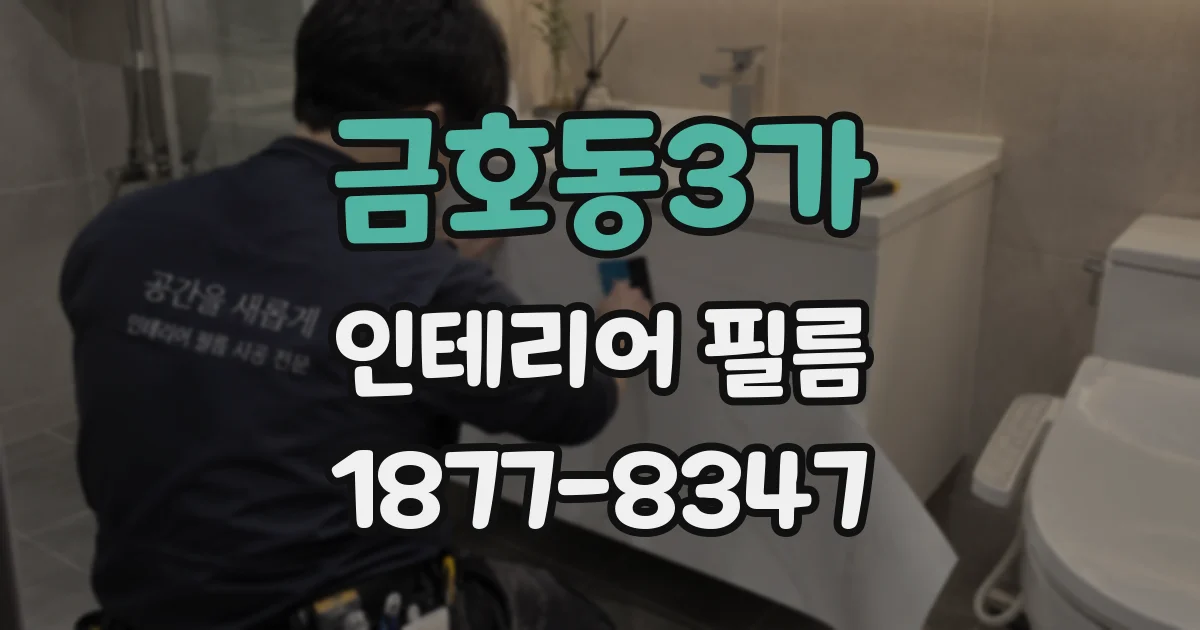 금호동3가 인테리어 필름