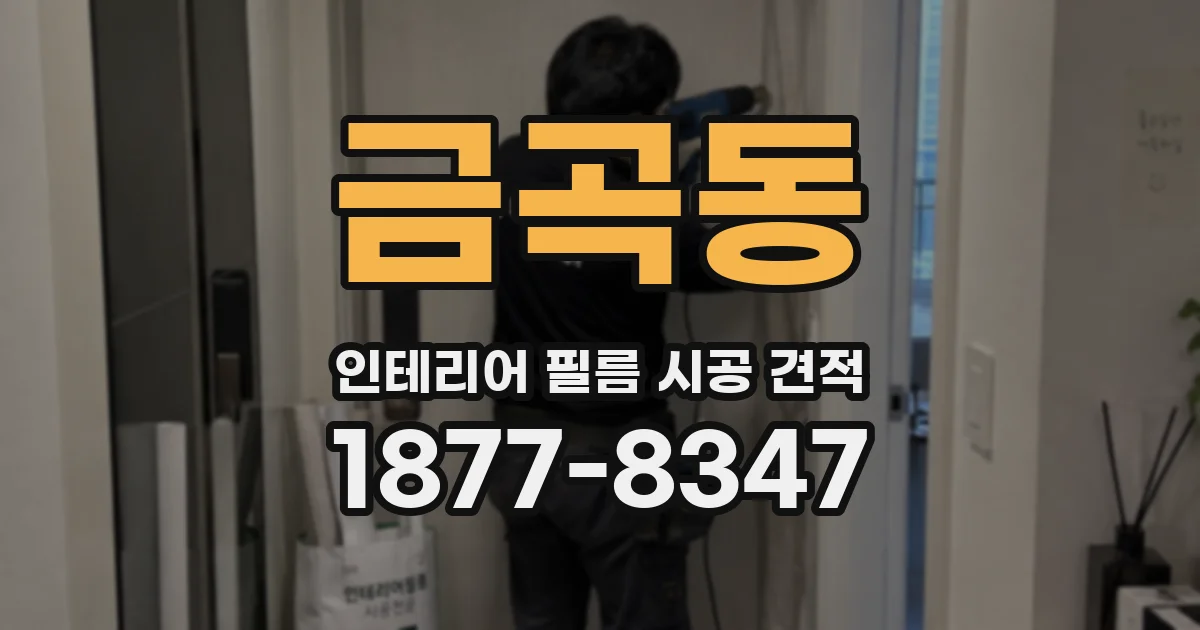 금곡동 인테리어 필름 시공 견적