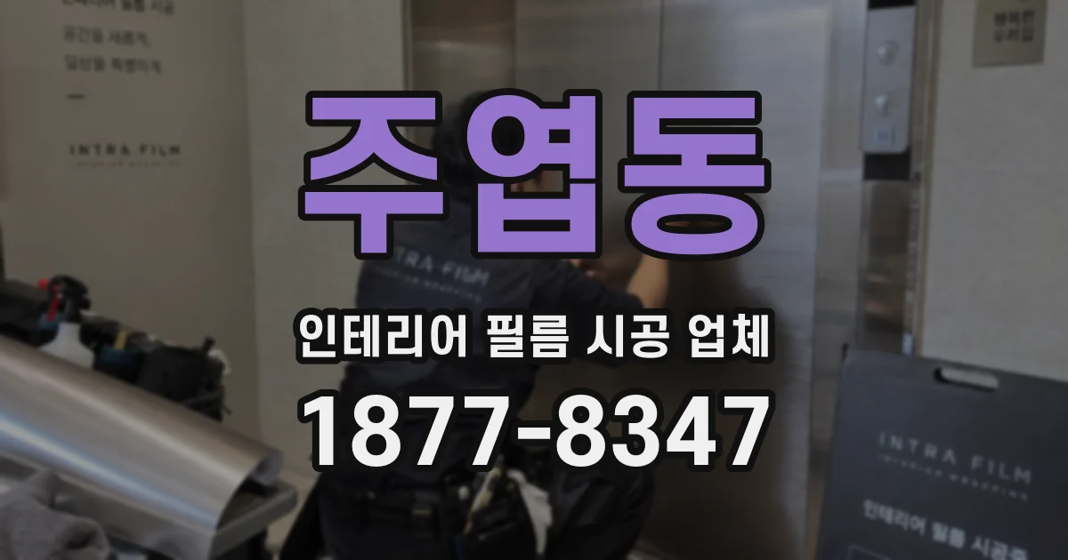 주엽동 인테리어 필름 시공 업체