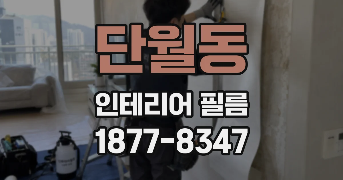 단월동 인테리어 필름