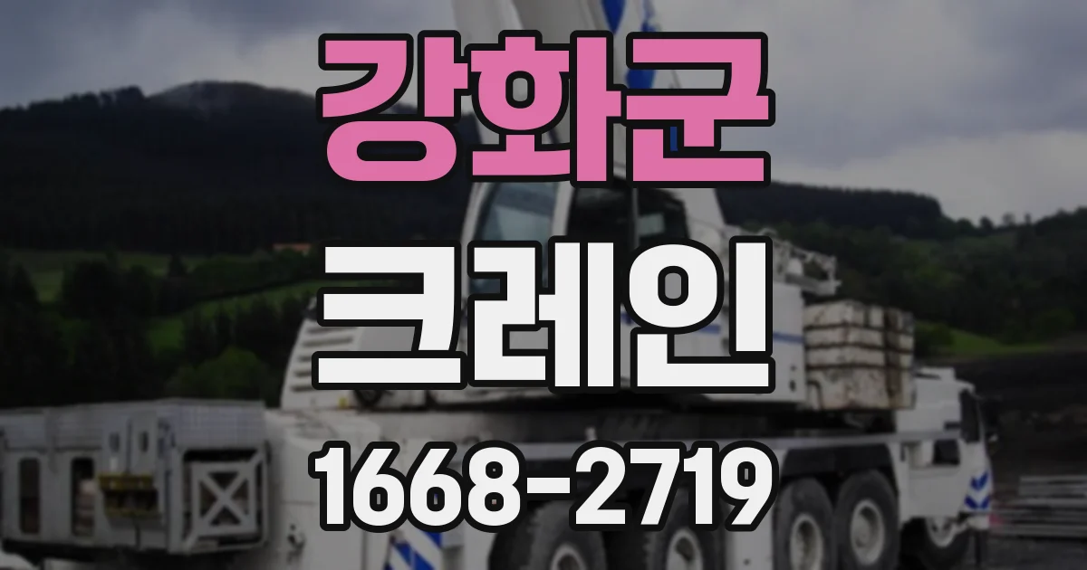 강화군 크레인