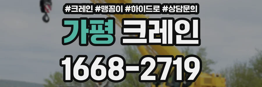 가평 크레인