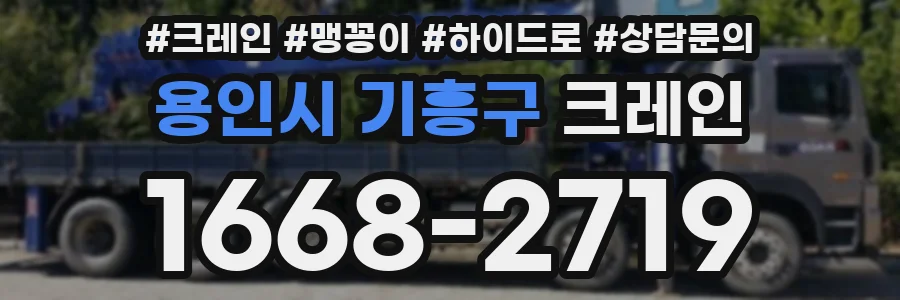 용인시 기흥구 크레인