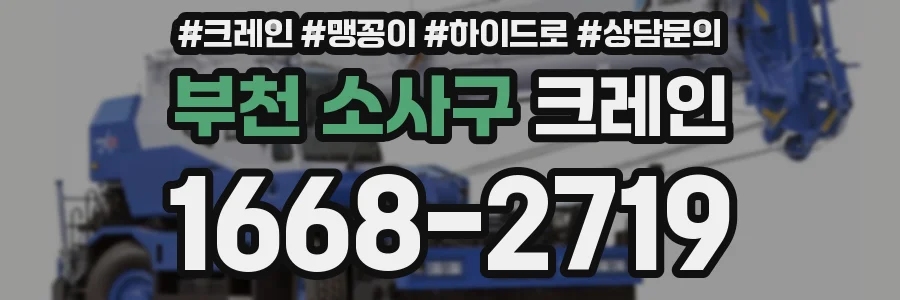 부천 소사구 크레인