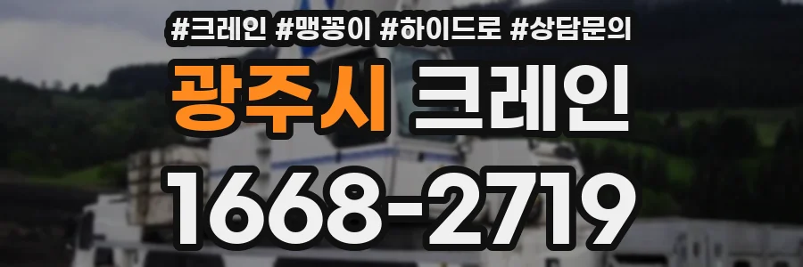 광주시 크레인