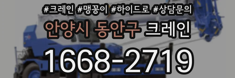 안양시 동안구 크레인