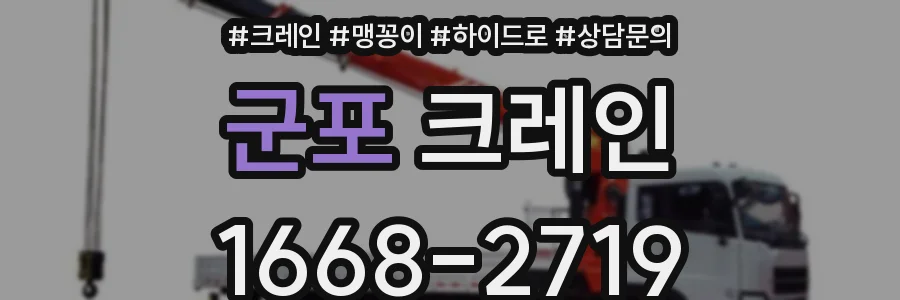 군포 크레인