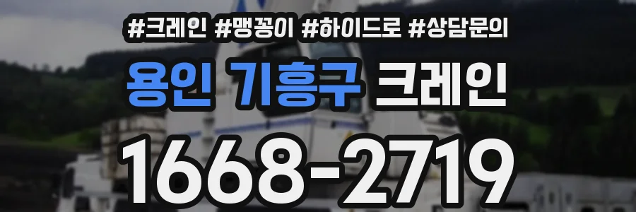 용인 기흥구 크레인