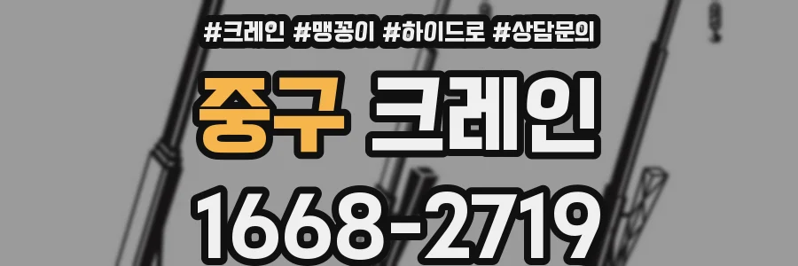 중구 크레인