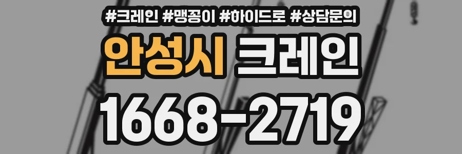 안성시 크레인