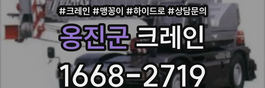 옹진군 크레인