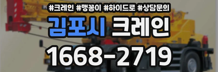 김포시 크레인