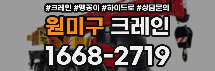 원미구 크레인