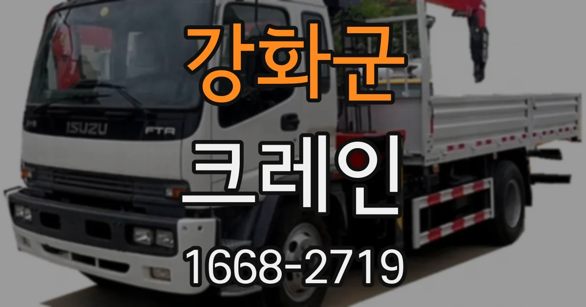 강화군 크레인