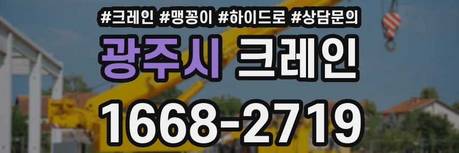 광주시 크레인