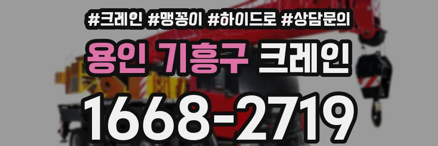 용인 기흥구 크레인