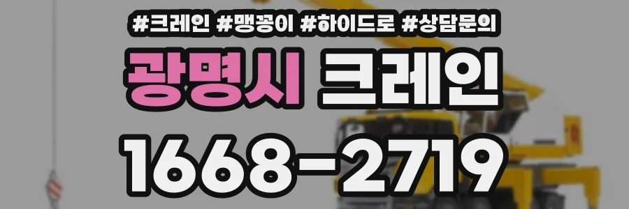 광명시 크레인