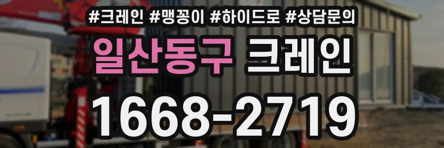 일산동구 크레인