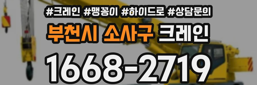 부천시 소사구 크레인