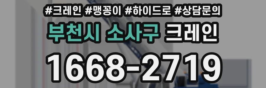 부천시 소사구 크레인