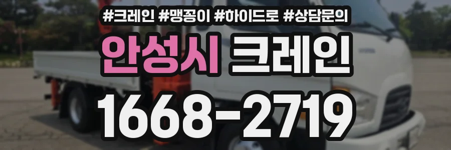 안성시 크레인