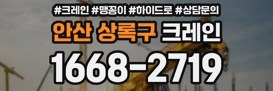 안산 상록구 크레인