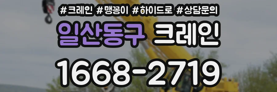 일산동구 크레인