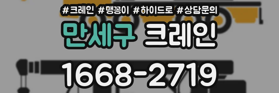 만세구 크레인