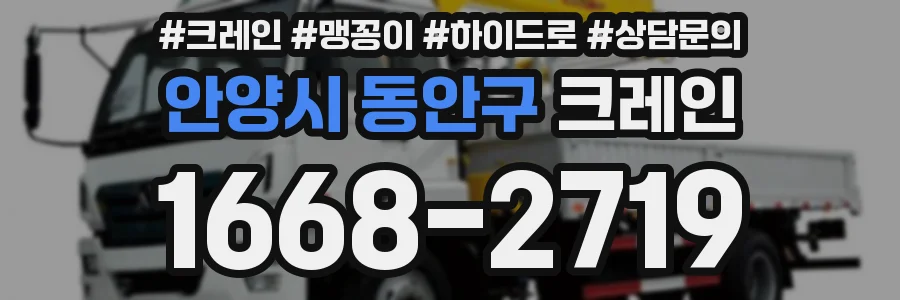 안양시 동안구 크레인