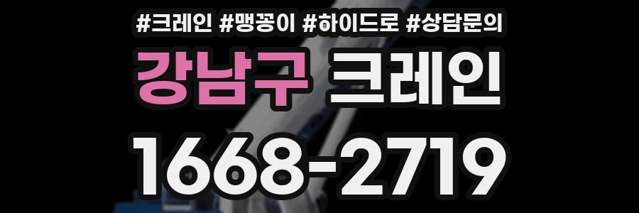 강남구 크레인