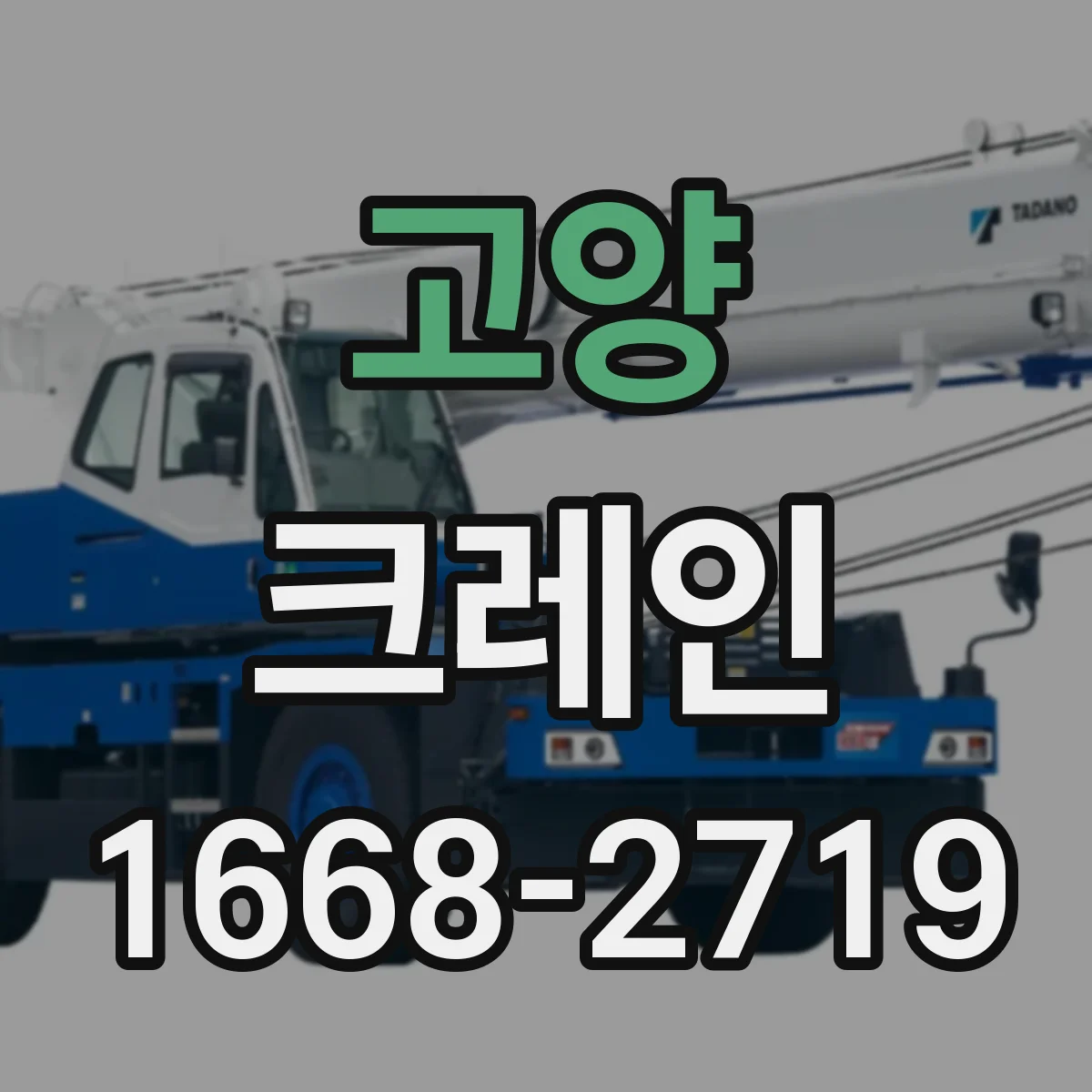 고양 크레인