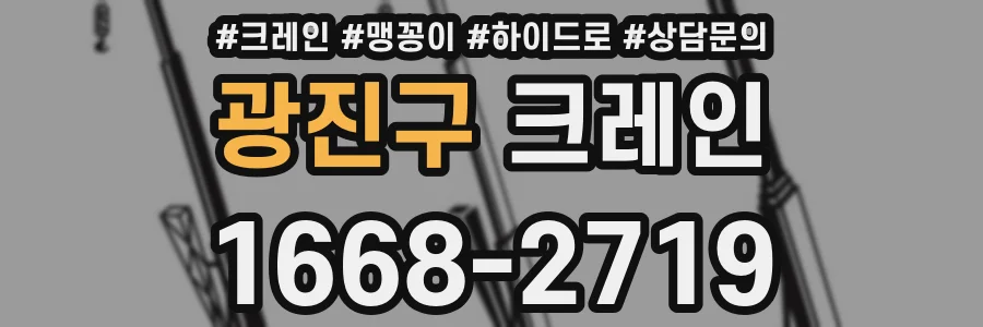 광진구 크레인