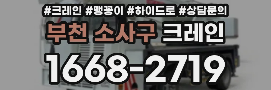 부천 소사구 크레인