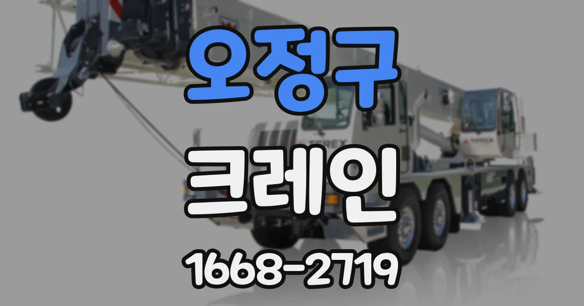 오정구 크레인