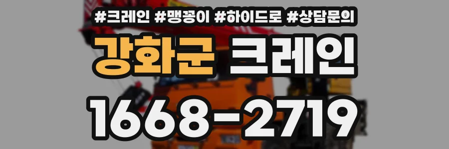 강화군 크레인
