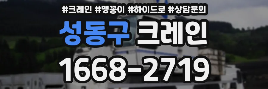 성동구 크레인