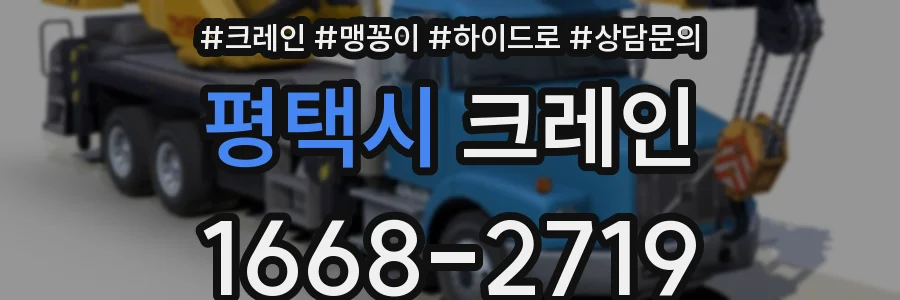 평택시 크레인