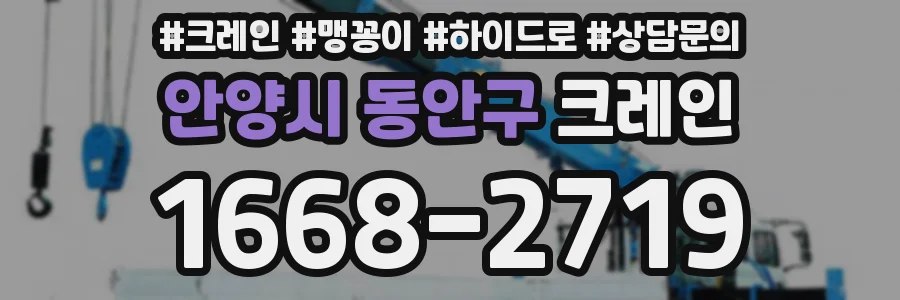 안양시 동안구 크레인
