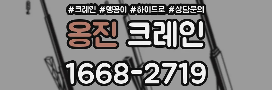 옹진 크레인