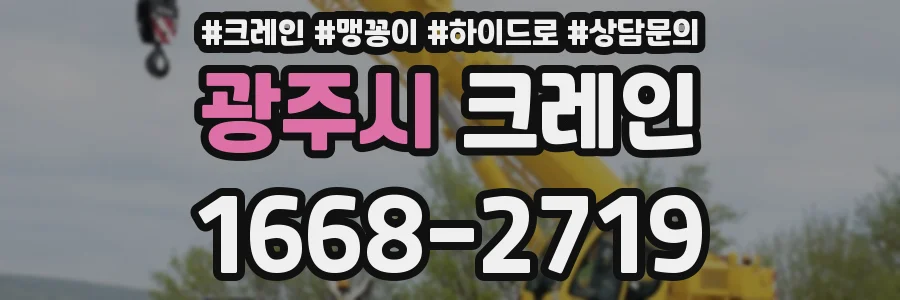 광주시 크레인